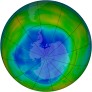 Antarctic Ozone 2009-08-11